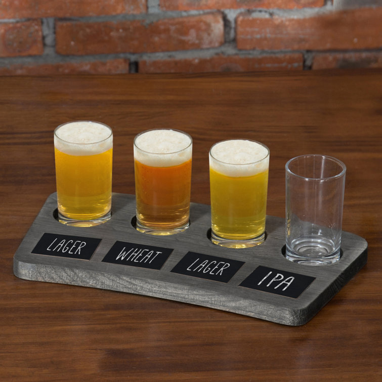 Gracie Oaks Cogdell 5 Piece 6 oz. Beer Flight Glassware Set Wayfair